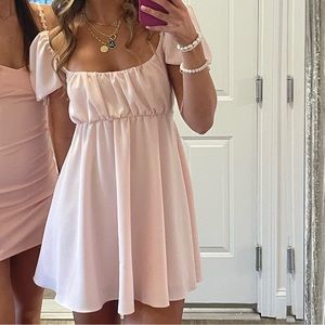 Lucy in the sky brand pink dress